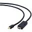 Cablexpert Кабель mDP-HDMI, 20M/19M, 1.8м, черный, позол.разъемы, пакет (CC-mDP-HDMI-6)