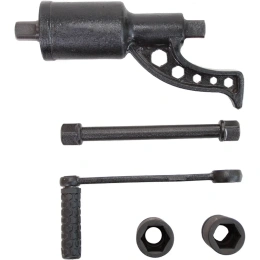 Ручной механический гайковерт с редуктором Car-Tool 1:68 4800 Нм с головками CT-6022