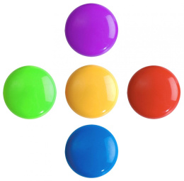 Магнит Buro для досок пластик ассорти d30мм (упак.:5шт)