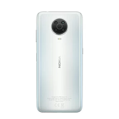 Смартфон Nokia NOKIA G20 DS TA-1336 SILVER 4/128, 16,5 см (6.517") 20.9, 1600 x 720 пикселей, 4x2,0 ГГц+4x2,0 ГГц, 8 Core, 4GB RAM, 64GB, up to 512GB flash, 48 МП+5 МП+2 МП+2 МП/8 MP, 2 Sim, 2G, 3G, LTE, BT v5.0, Wi-Fi, NFC, GPS/AGPS/GLONASS/Galileo, Type