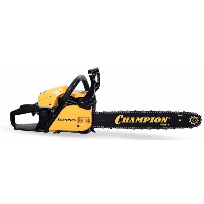 CHAMPION Бензопила A251-18 { 2,3кВт 50,8см? легкий старт 5,6кг }