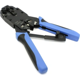 Обжимные клещи для коннекторов 5bites Express  RJ-45 RJ-11 12 фиксатор и зачистка LY-T2009R