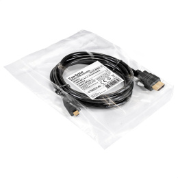 Кабель HDMI-microHDMI ExeGate EX-CC-HDMID-1.8 19M/19M, 1,8м, ver1.4, позолоченные контакты EX254073RUS