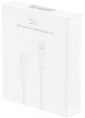 Кабель ZMI AL870C, Lightning m - USB Type-C m , 1м, MFI, 3A, белый