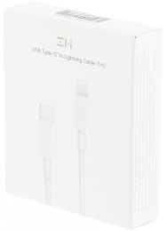 Кабель ZMI AL870C, Lightning m - USB Type-C m , 1м, MFI, 3A, белый