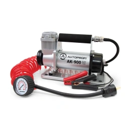 Воздушный компрессор AUTOPROFI 90 л./мин, 12v/30a, 350w, шланг 5 м., шнур питания 3 м., питание от акб, клапан для регулир. давления, воздушный фильтр, набор из 4-х переходников для надувн. изделий, переходники для накач. лодок, сумка AK-900