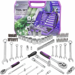 Набор инструментов Помощник 82пр. 1/4", 1/2" (6гр.) 4821-5(59163)