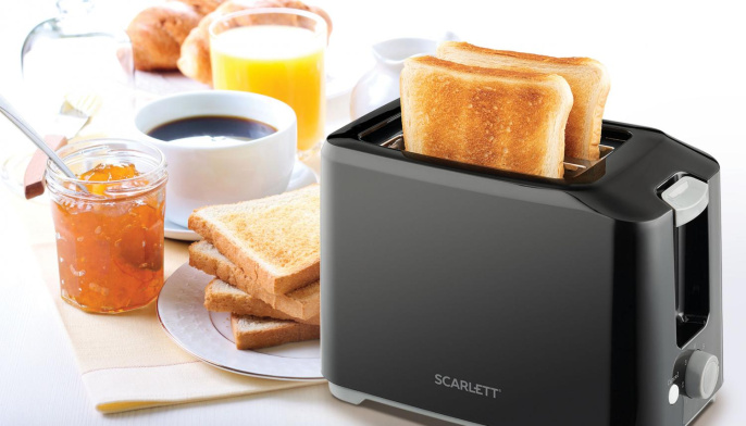 Тостер SCARLETT SC-TM11020,  черный