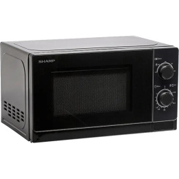 Микроволновая печь Sharp/ 20 л, 800 Вт, эмаль, черный (R2000RK)