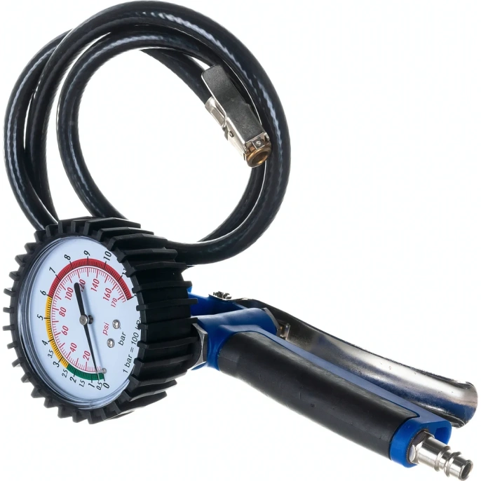 Пистолет Pegas pneumatic TG-68 для подкачки шин с масляным наполнением манометра давл.1-12 атм 5003