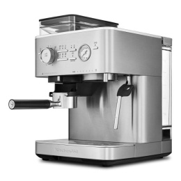 Полуавтоматическая кофемашина KITCHENAID 5KES6551ESX , эспрессо-кофемашина, нержавеющая сталь