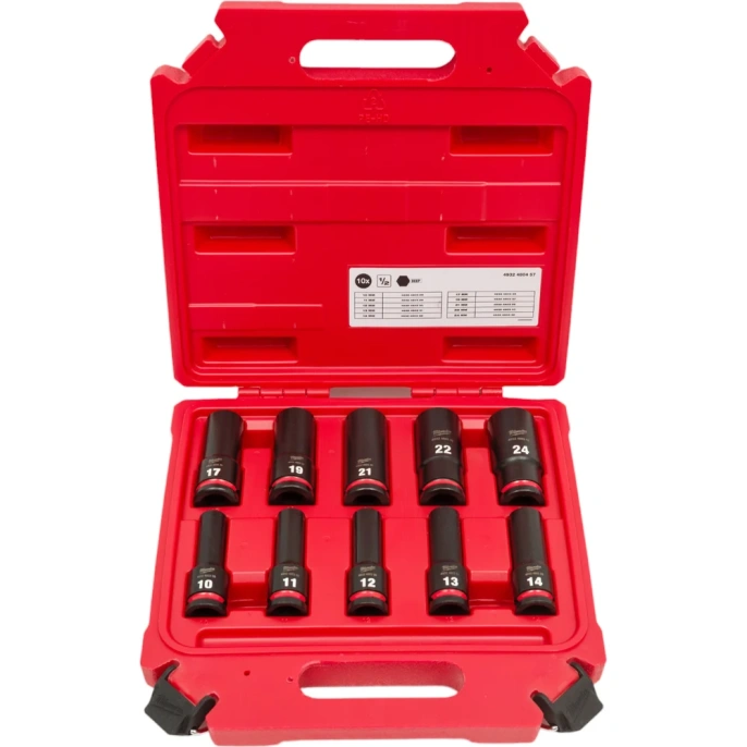 Набор головок ShW удлиненных (10 шт; 1/2") Milwaukee 4932480457