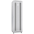 Cabeus ND-05C-42U60/80 Шкаф монтажный телекоммуникационный 19" напольный для распределительного и серверного оборудования 42U 600x800x2055mm (ШхГхВ) передняя и задняя перфорированные двери, ручка с замком, цвет серый (RAL 7035)