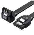 Кабель угловой UGREEN US217 (30797) SATA 3 Data Cable 90° угол. Длина: 0,5 м. Цвет: черный