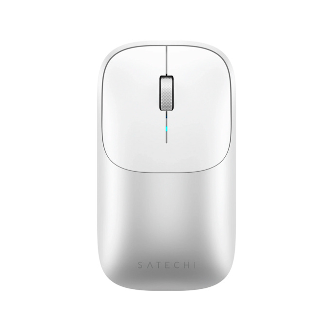 Беспроводная компьютерная мышь Satechi Slim EX Wireless Multi-Mode Mouse BT&GHz. Цвет: серебристый