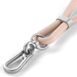 Зарядный кабель - ремень через плечо Satechi OntheGo Crossbody Lanyard Cable 60W. Длина: 1.5м. Цвет: пыльно-розовый (ST-LOTGLR)