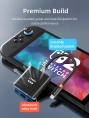 USB-Хаб (концентратор) CABLETIME CBS1B (CT-SHUB31-AB) 3-в-1 с поддержкой Switch2/1 - Black+Orange+Blue