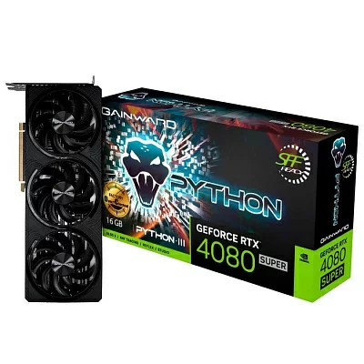 Видеокарта Gainward RTX4080 SUPER PYTHON III OC 16GB GDDR6X 256bit 3xDP HDMI 3FAN RTL