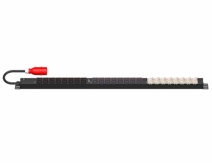 Блок распределения питания SMARTWATT PDU P-series 0U-B-3P16A-SMB-24C13-24C39-UL-3M-IEC309 PB31SO2424UL