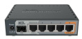 Роутер MIKROTIK hEX S,  4 LAN,  1xUSB, 1xSFP, черный [rb760igs]