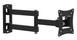 Кронштейн для телевизора Buro FL2S черный 15"-29" макс.12кг настенный поворотно-выдвижной и наклонный BM13A71TS3