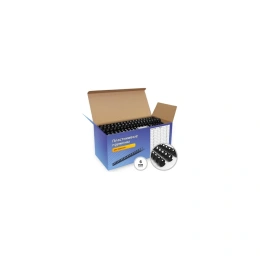 Пластиковые пружины 6 мм черные 100 шт./ Пружины пластиковые 6 мм черные 1-30 листов 100 шт, ГЕЛЕОС [BCA4-6B]