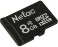 Карта памяти microSDHC NETAC P500 8 ГБ, 80 МБ/с, Class 10, NT02P500STN-008G-S,  1 шт.
