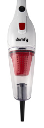 Ручной пылесос (handstick) DOMFY DSC-VC301, 1000Вт, белый/красный