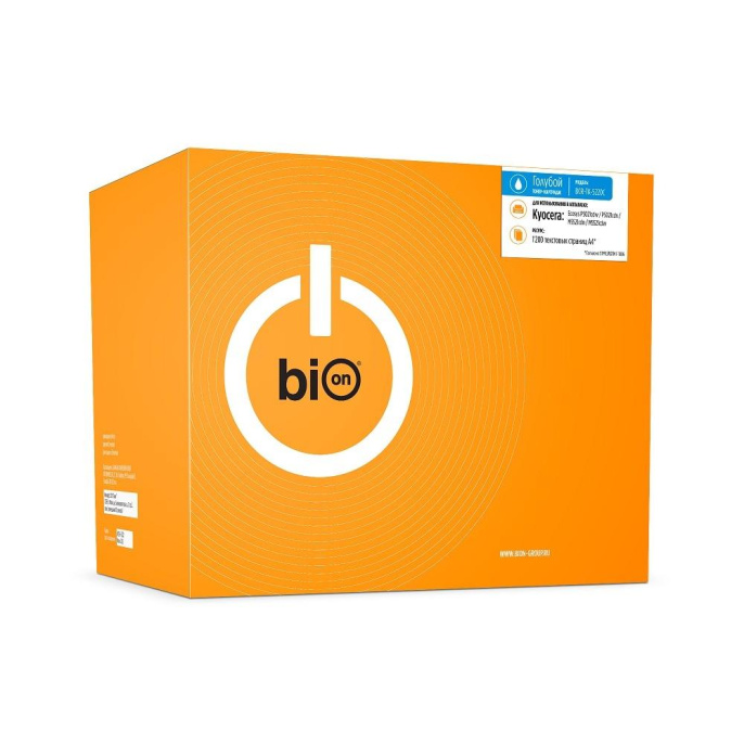 Bion BCR-TK-5220C Картридж для Kyocera Ecosys { P5021cdw/P5021cdn/M5521cdn/M5521cdw } 1200 стр. , Голубой, с чипом