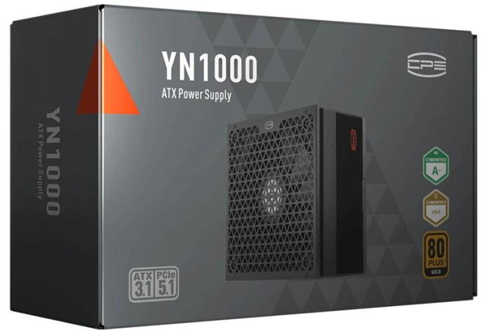 Блок питания PCCooler YN1000, 1000W, ATX3.1/PCIe5.1, APFC, 80+ Gold, 13.5cm Fan, Modular P5-YN1000-G1F