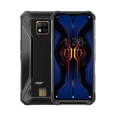 Смартфон Doogee Doogee S95 Pro Mineral Black, 6.3'' 1080x2160, 2x2,2 ГГц+ 6x2,0 ГГц, 8 Core, 8GB RAM, 128GB, up to 256GB flash, 48 МП + 8 МП + 8МП/16Mpix, 2 Sim, 2G, 3G, LTE, BT, Wi-Fi, NFC, GPS, Type-C, 5150 мА·ч, Android 9.0, 285 г, 168 ммx79,3 ммx13,8