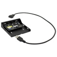 ORIENT C092, Планка портов 3.5" на переднюю панель 2xUSB Type-C + 2xUSB 3.0 USB3.2 Gen1 , 20Pin кабель 50см, металл, oem 31348