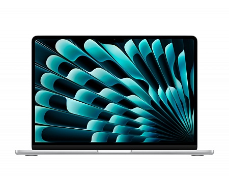 Ноутбук MW0W3 13-inch MacBook Air: Apple M4 chip with 10‑core CPU and 10‑core GPU/ 16GB/ 256GB SSD/ Silver- INT keyboard