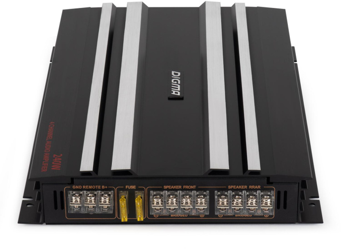 Усилитель автомобильный DIGMA DCP-400,  черный