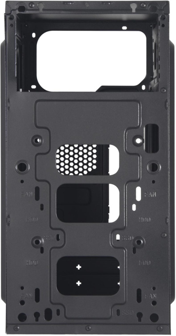 Корпус mATX Digma DCC-MN302, Mini-Tower, без БП,  черный