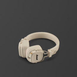 Наушники Marshall Major V Кремовый 1006833 беспроводные, с микрофоном, накладные, портативные, съёмный аудиокабель, Bluetooth 5.3, частотный диапазон: 20-20000 Гц, быстрая зарядка, время работы: 100 ч