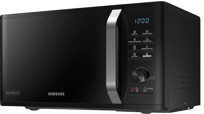 Микроволновая печь SAMSUNG MG23K3575AK/BW, 800Вт, 23л, черный