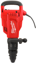 Отбойный молоток Milwaukee K1000S 4933464120 электрический, 1750Вт, удар 26Дж, частота 1950 об/мин, 1400-1950 уд/мин, антивибрационные технологии, SDS-MAX хвостовик, кабель 6м, пластиковый кейс с колесами