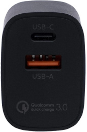 Сетевое зар./устр. Philips DLP4317 20W 0.8A PD USB/USB Type-C универсальное черный DLP4317CB/70