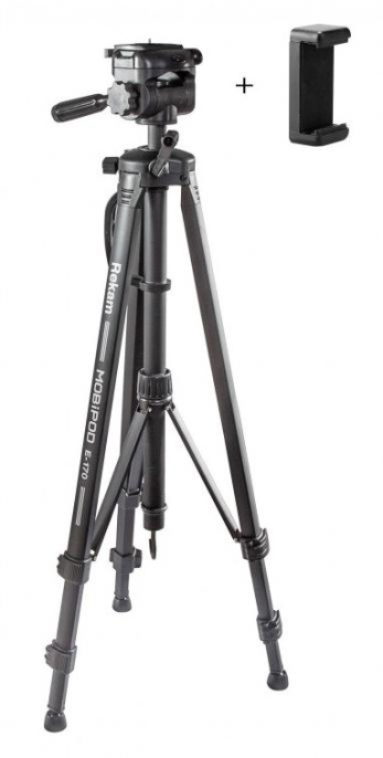 Штатив Rekam Mobipod E-170 напольный черный алюминий 1573гр.