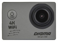 Экшн-камера DIGMA DiCam 300 4K,  WiFi,  серый [dc300]