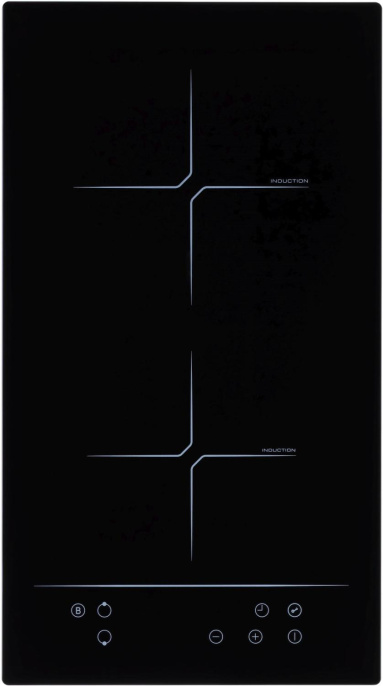 Индукционная варочная поверхность Simfer H30I72S002, конфорок: 2 шт.,  стеклокерамика,  независимая, черный