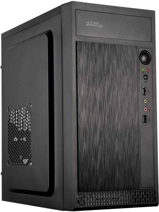 Корпус mATX KINGPRICE KPCC-MN211, Mini-Tower, без БП,  черный