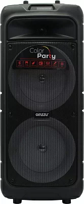 Колонка Ginzzu GM-230 (2x24W Bluetooth USB SD FM ПДУ Li-Ion)