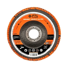 Круг лепестковый по нержавеющей стали Everest 29 125x22.2 мм; P60 FTL 8689