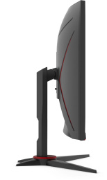 МОНИТОР 27" AOC C27G2E Black-Red VA, изогнутый, 1920x1080, 165Hz, 1 ms, 178°/178°, 350 cd/m, 80M:1, +2xHDMI 2.0, +DP C27G2E/BK