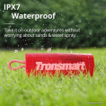 Портативная колонка Tronsmart Trip 10W Grey технология SoundPulse, Bluetooth 5.3, 20 Гц-20 кГц, подсветка, встроенный микрофон, до 20 часоа воспроизведения, IPX7, голосовой помощник