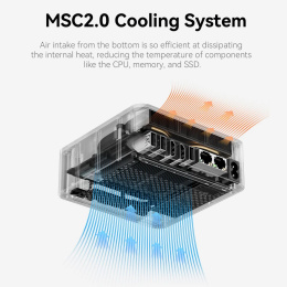 Мини-компьютер Beelink AMD Ryzen 7 6800H BL/EQR6-LP/6800H/32G/500G/Milky Grey