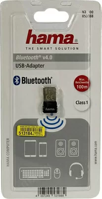 Сетевая карта Hama 53188 Bluetooth v4.0 USB Adaptor