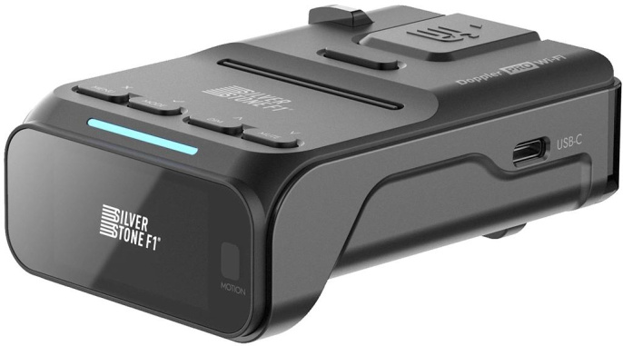 Радар-детектор SilverStone F1 Doppler Pro,  сигнатурный,  черный [doppler-pro]